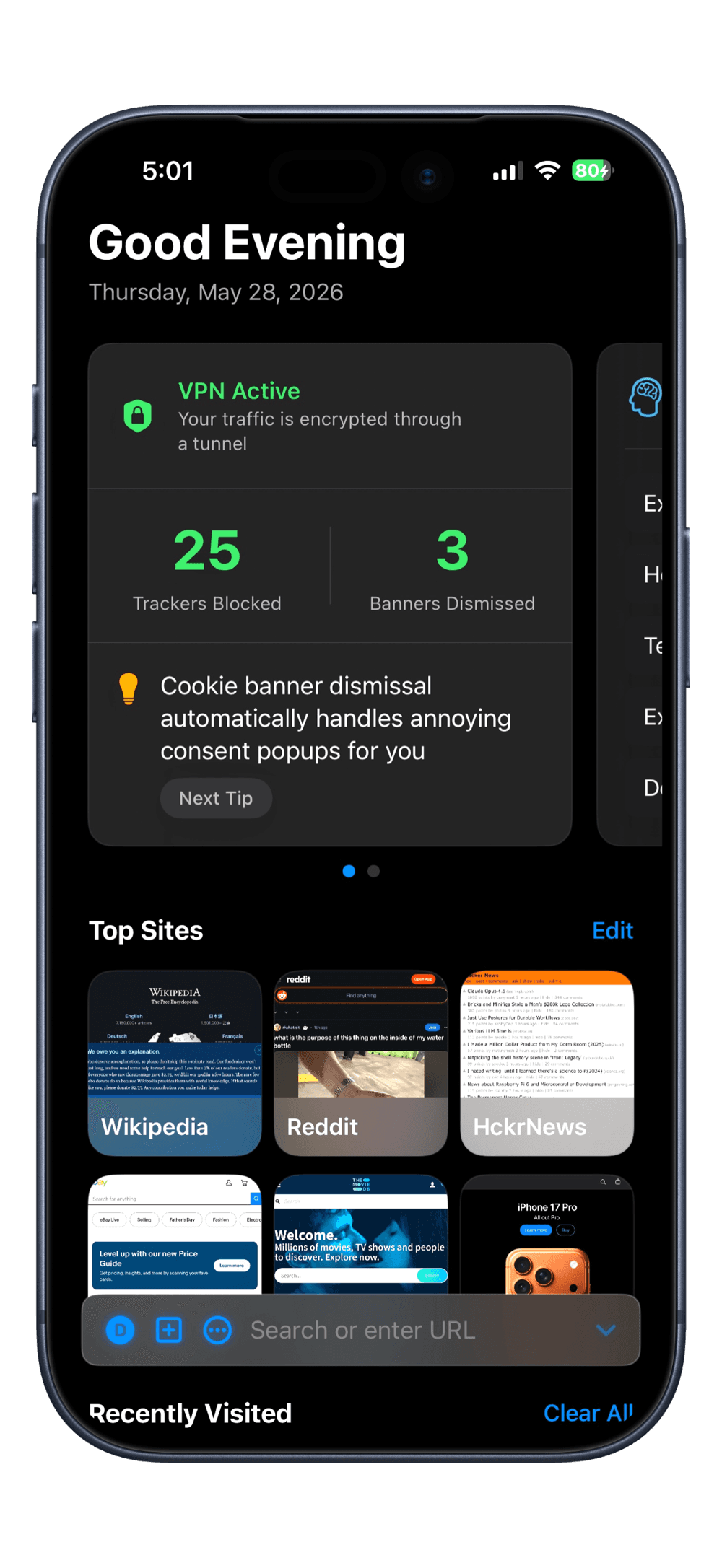 Avodek app screenshot